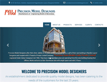 Tablet Screenshot of precisionmodeldesigners.com